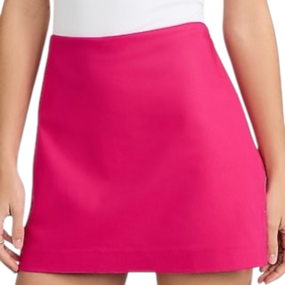 EXPRESS Women’s Editor Skort – Super High Waisted Stretch Mini with Hidden Short - Picture 2 of 4
